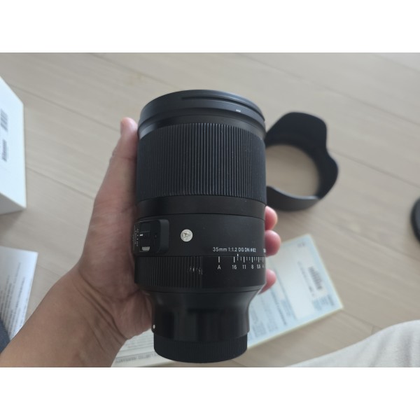 시그마 35 f1.2렌즈